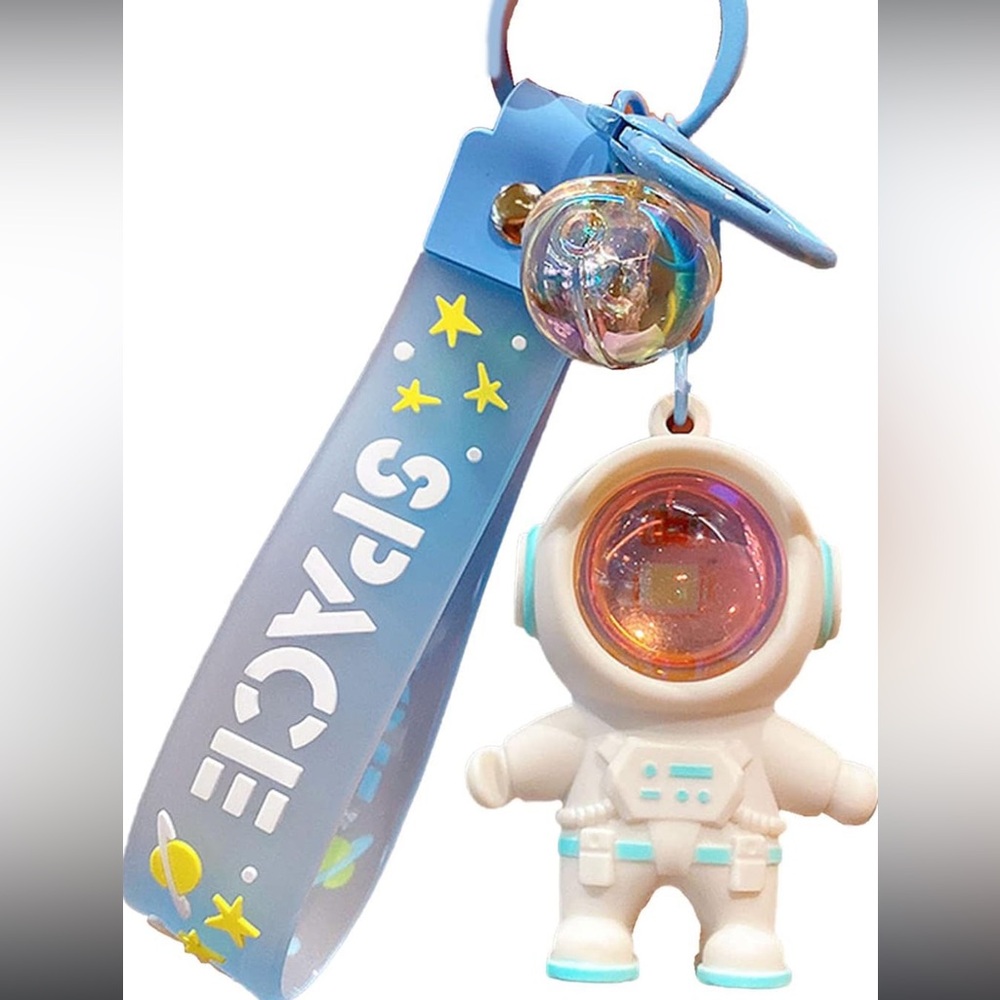 NEW Astronaut KeyChain with light switch